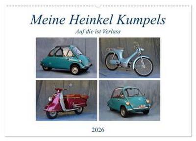 Meine Heinkel Kumpels (Wandkalender 2026 DIN A2 quer), CALVENDO Monatskalender
