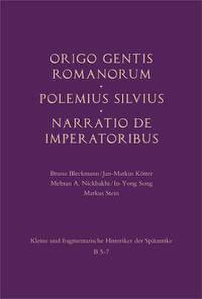 Origo gentis Romanorum - Polemius Silvius - Narratio de imperatoribus