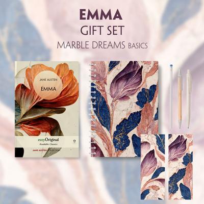 Emma Readable Classics Geschenkset + Marmorträume Schreibset Basics