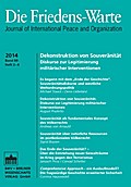 Die Friedens-Warte Heft 3-4/2014, Jg. 89