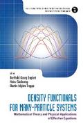 DENSITY FUNCTIONALS FOR MANY-PARTICLE SYSTEMS