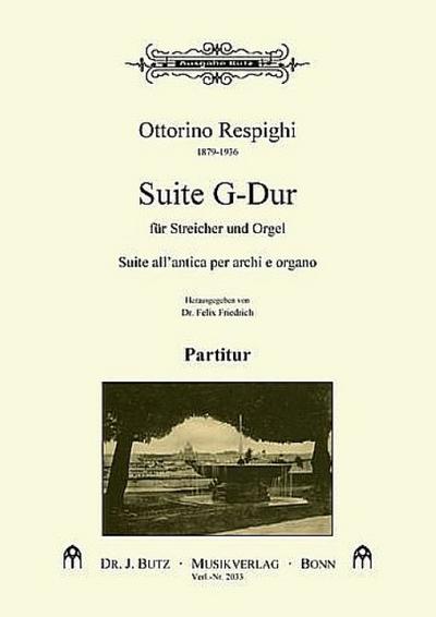 Suite G-Durfür Streichorchester und Orgel