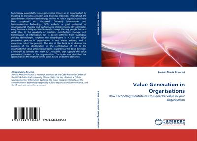 Value Generation in Organisations