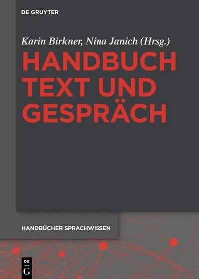 Handbuch Text und Gespräch