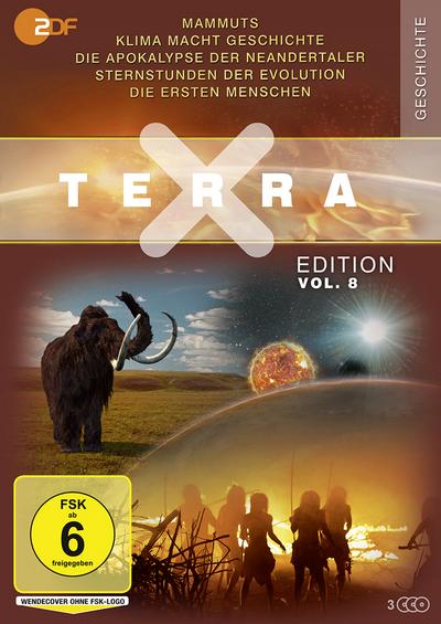 Terra X - Edition Vol. 8 Mammuts - Stars der Eiszeit / Klima macht Geschichte / Die Apokalypse der Neandertaler / Sternstunden der Evolution / Die ers