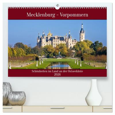 Mecklenburg - Vorpommern, Schönheiten im Land der Ostseeküste (hochwertiger Premium Wandkalender 2026 DIN A2 quer), Kunstdruck in Hochglanz