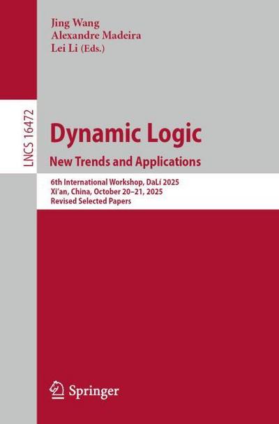 Dynamic Logic. New Trends and Applications
