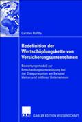 Redefinition der Wertschöpfungskette von Versicherungsunternehmen