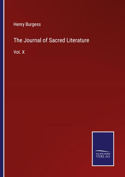 The Journal of Sacred Literature