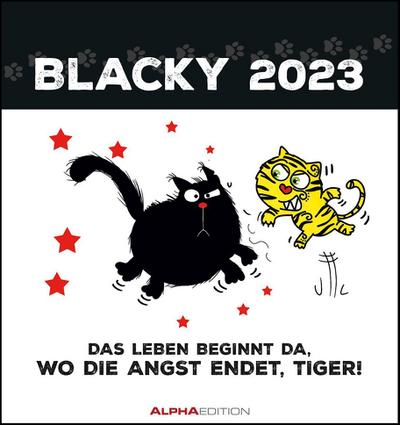 Blacky 2023 Postkartenkalender