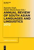 Annual Review of South Asian Languages and Linguistics