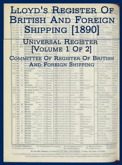 Lloyd’s Register of British and Foreign Shipping [1890]