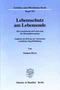 Lebensschutz am Lebensende