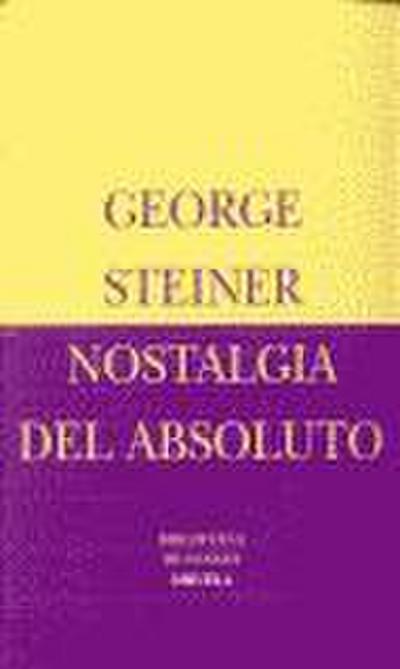Nostalgia del absoluto