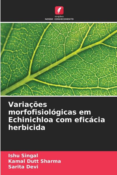 Variações morfofisiológicas em Echinichloa com eficácia herbicida