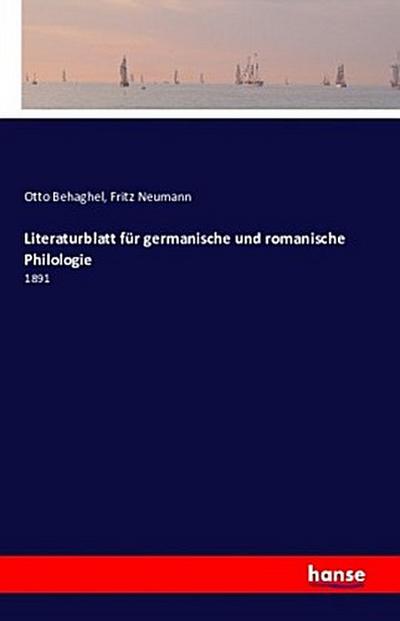 Literaturblatt für germanische und romanische Philologie