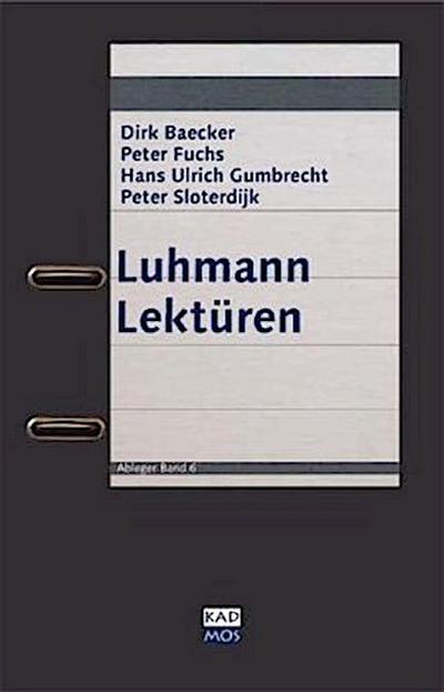 Luhmann Lektüren