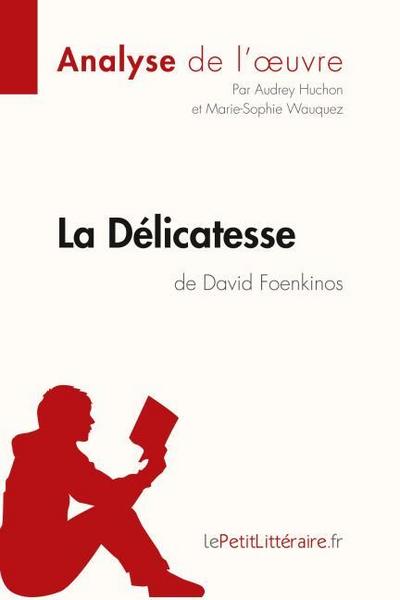 La Délicatesse de David Foenkinos (Analyse de l’oeuvre)