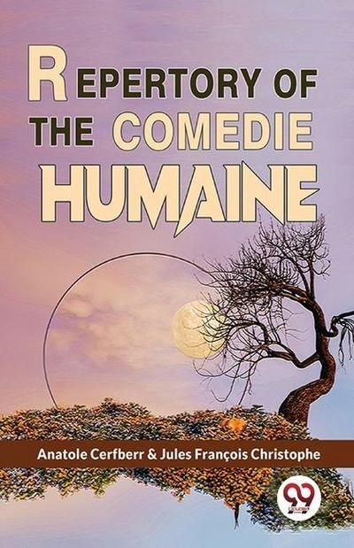 Repertory Of The Comedie Humaine