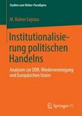Institutionalisierung politischen Handelns