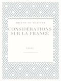 Considérations sur la France