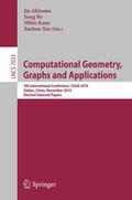 Computational Geometry, Graphs and Applications