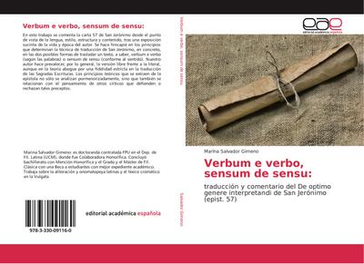 Verbum e verbo, sensum de sensu: