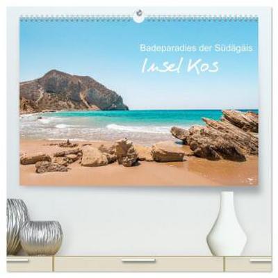Insel Kos - Badeparadies der Südägäis (hochwertiger Premium Wandkalender 2026 DIN A2 quer), Kunstdruck in Hochglanz