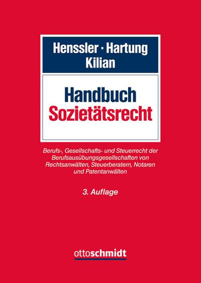 Handbuch Sozietätsrecht