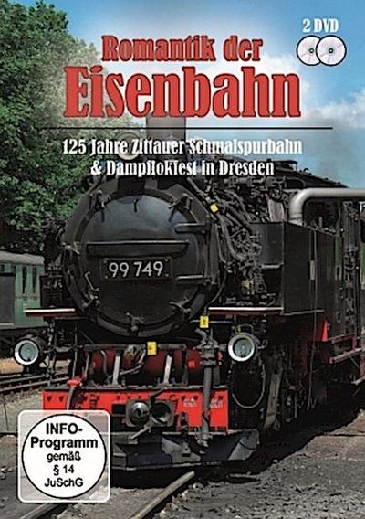 Romantik der Eisenbahn - Zittauer Schmalspurbahn & Dresdner Dampflokfest, 2 DVDs