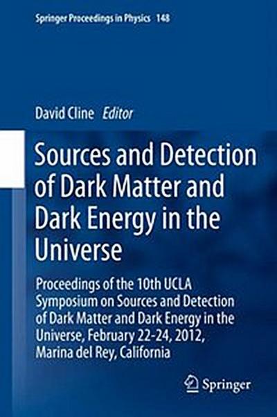 Sources and Detection of Dark Matter and Dark Energy in the Universe