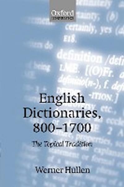 English Dictionaries 800-1700
