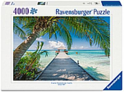 Erwachsenenpuzzle 4000 Teile - Traumstrand auf den Malediven