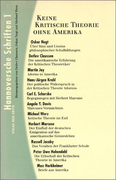 Hannoversche Schriften / Hannoversche Schriften