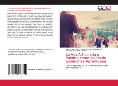 La Voz Articulada o Palabra como Medio de Enseñanza-Aprendizaje