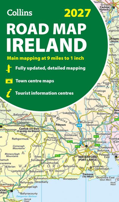 2027 Collins Road Map of Ireland