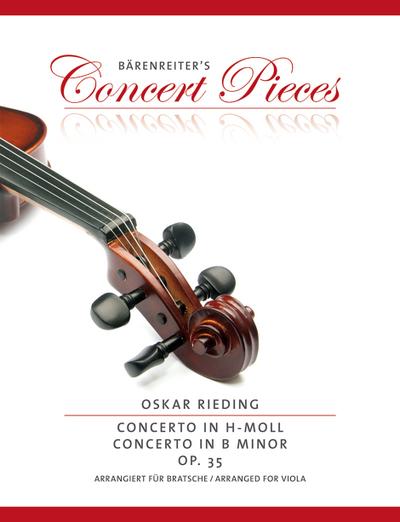 Concerto op. 35 in h-Moll (transponiert in e-Moll), Bearbeitung für Viola u. Klavier