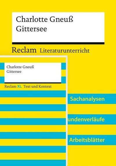 Paket für Lehrkräfte ’Charlotte Gneuß: Gittersee’ (Textausgabe und Lehrerband)