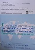 I Congreso internacional de investigación, formación & desarrollo enfermero