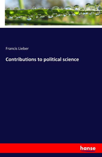 Contributions to political science