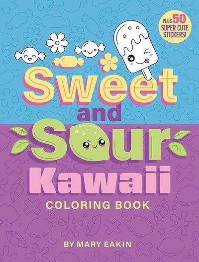 Sweet & Sour Kawaii Coloring Book