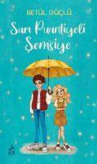 Sari Puantiyeli Semsiye Ciltli