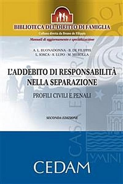 L’addebito di responsabilità nella separazione. Seconda edizione