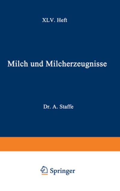 Milch und Milcherzeugnisse