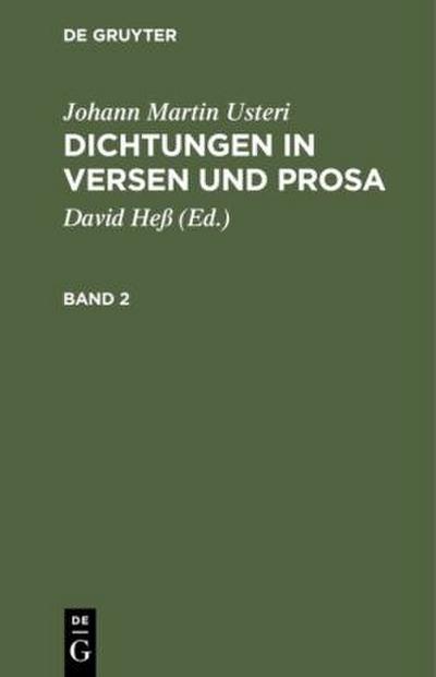 Dichtungen in Versen und Prosa