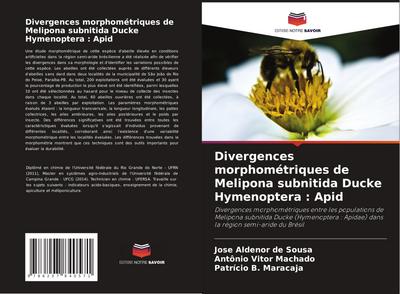 Divergences morphométriques de Melipona subnitida Ducke Hymenoptera : Apid
