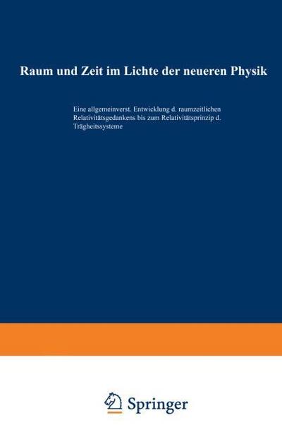 Raum und Zeit im Lichte der neueren Physik