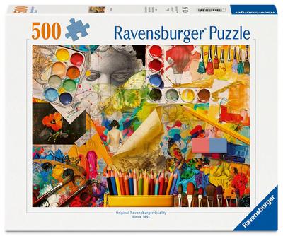 Erwachsenenpuzzle 500 Teile - Künstleratelier
