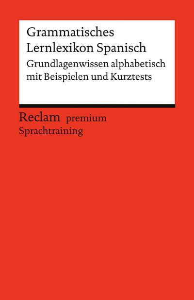 Grammatisches Lernlexikon Spanisch
