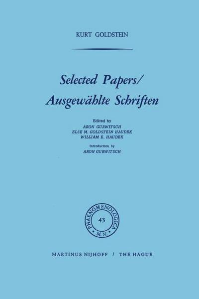 Selected Papers/Ausgewählte Schriften